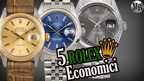 dove trovare rolex che costino poco|Top 5 orologi Rolex più economici .